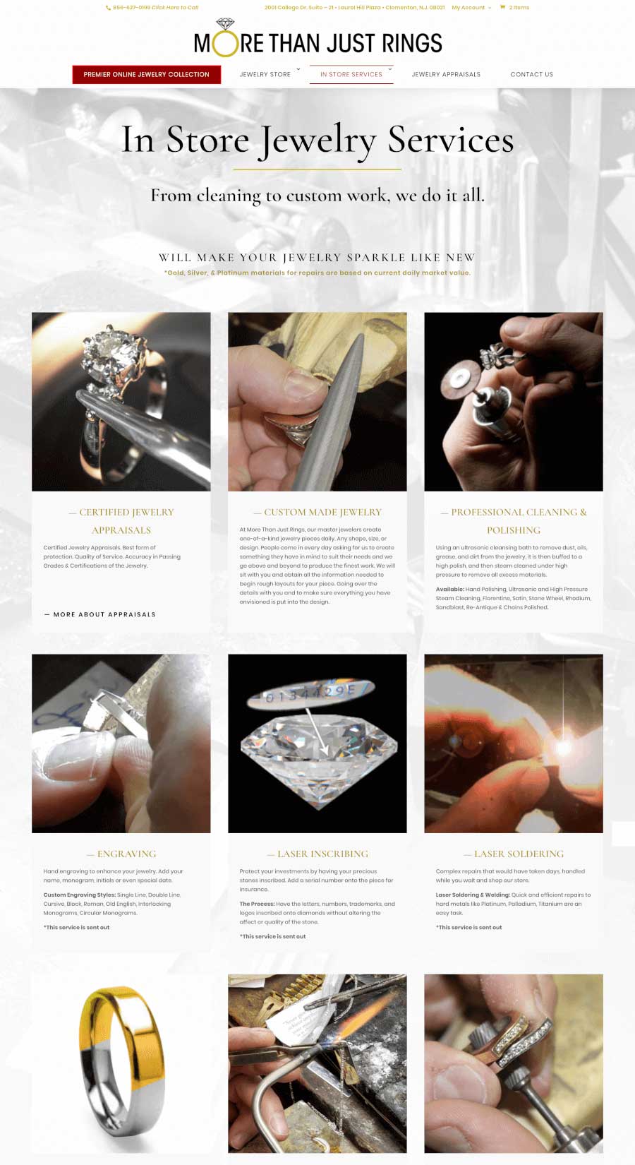 More Than Just Rings In Store Repairs Page